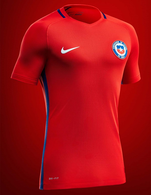 Домашняя форма сборной Чили 2016