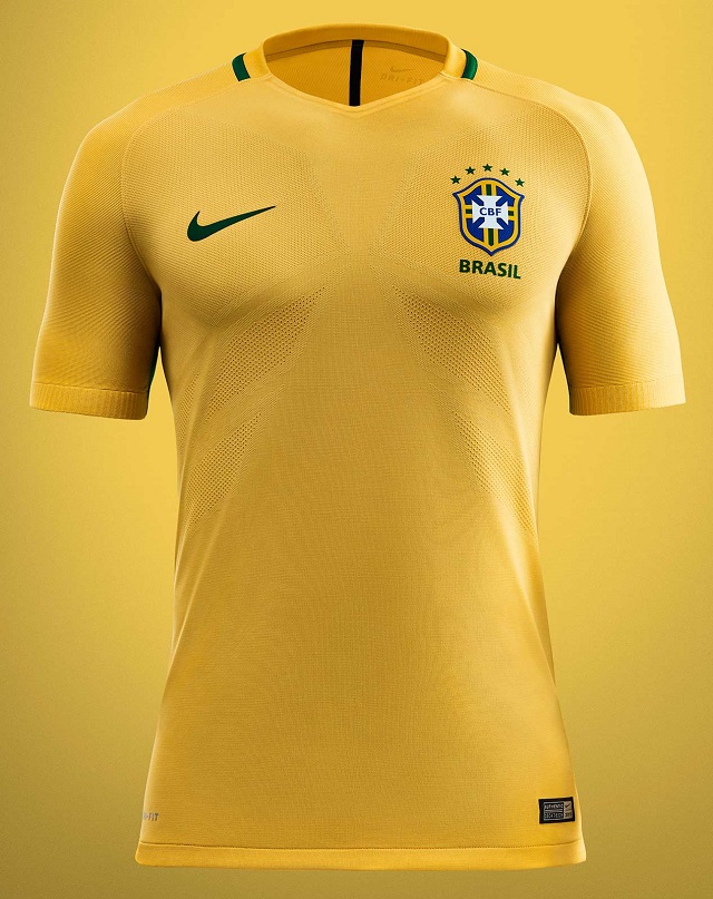 Домашняя форма сборной Бразилии 2016