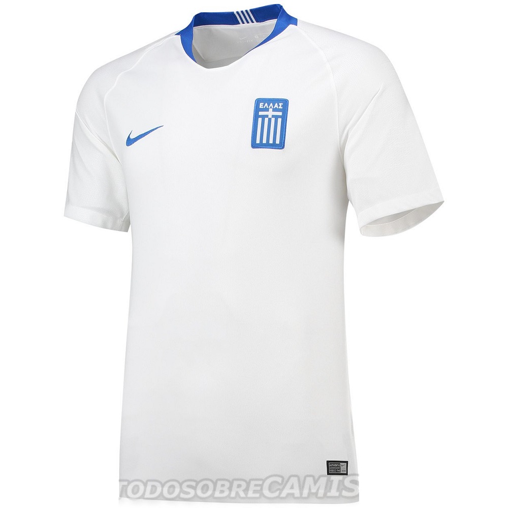 Домашняя форма сборной Греции 2018