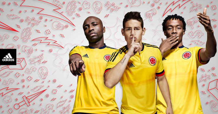 Домашняя форма сборной Колумбии 2015