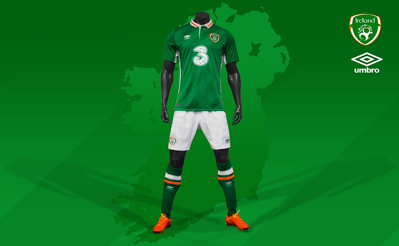 Домашняя форма сборной Ирландии 2016