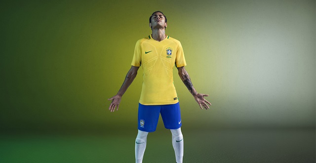 Новая форма сборной Бразилии 2016