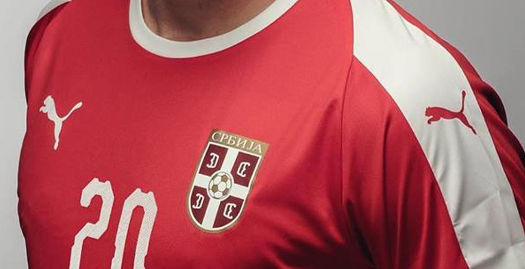 Домашняя форма сборной Сербии 2018