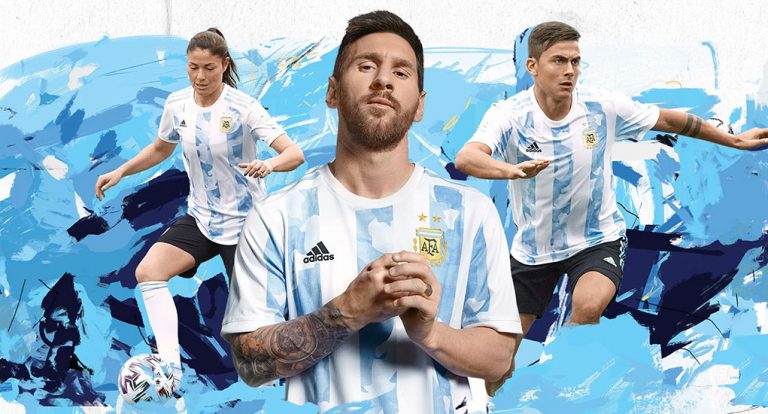 Новая форма сборной Аргентины 2021