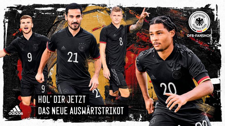 Гостевая форма сборной Германии 2021