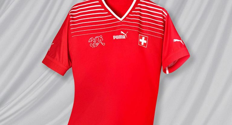 Новая форма сборной Швейцарии 2022